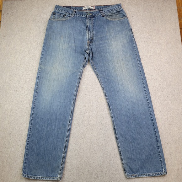 Vintage Levis 559 Jeans Mens 38x32 Blue Relaxed Fit Straight Leg Light Wash Y2K - Picture 1 of 11